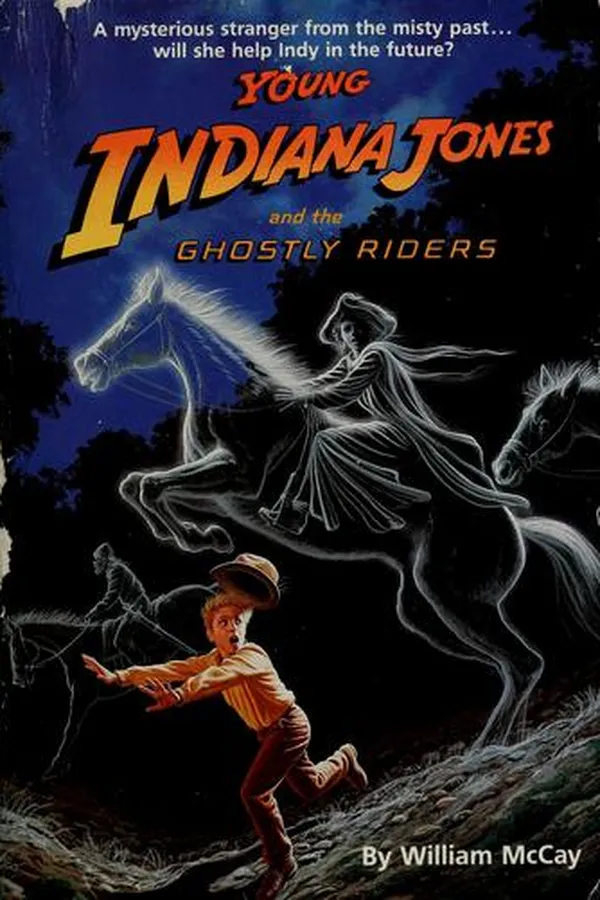 Capa de Young Indiana Jones and the ghostly riders