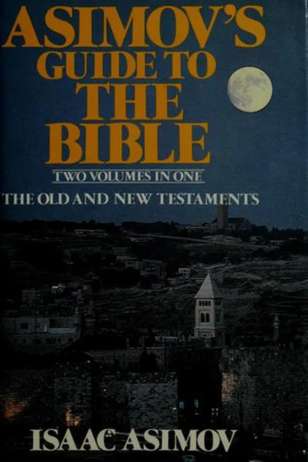 Capa de Asimov's Guide to the Bible