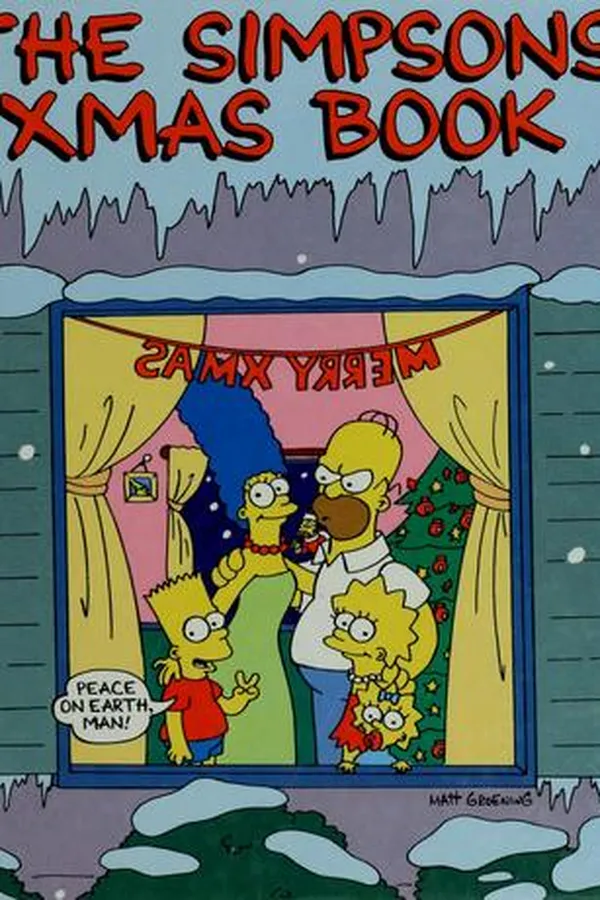 Capa de The Simpsons Xmas book