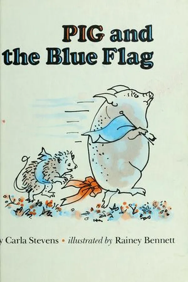 Capa de Pig and the blue flag