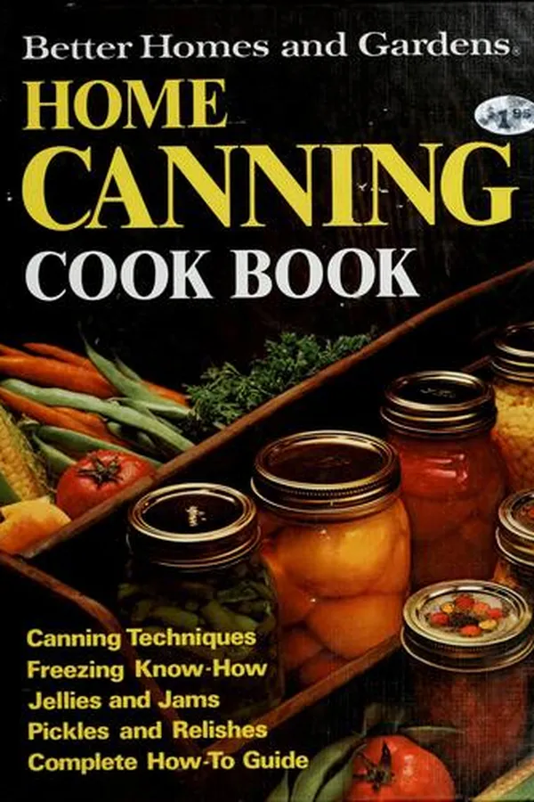 Capa de Better homes and gardens home canning cook book