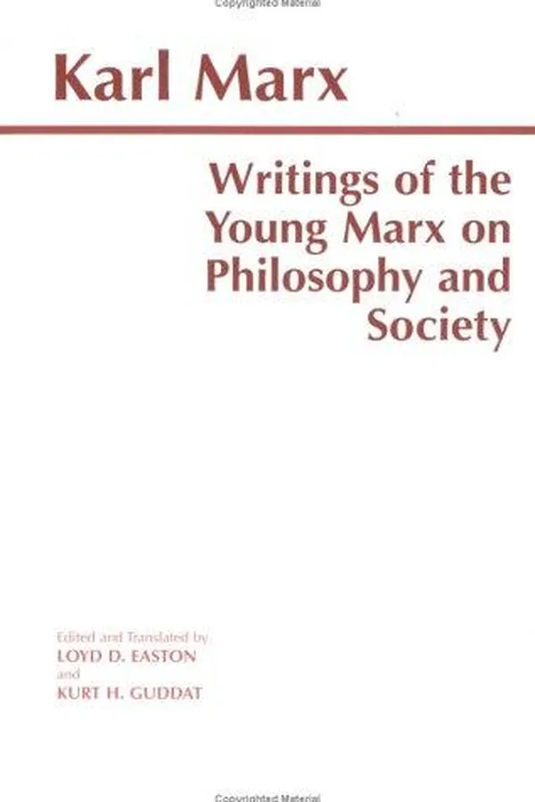 Capa de Writings of the young Marx on philosophy and society