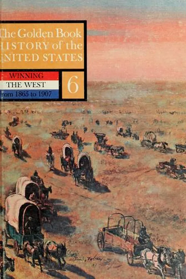 Capa de The golden book history of the United States