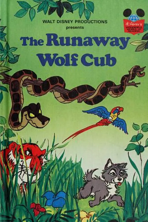 Capa de Walt Disney Productions presents The runaway wolf cub