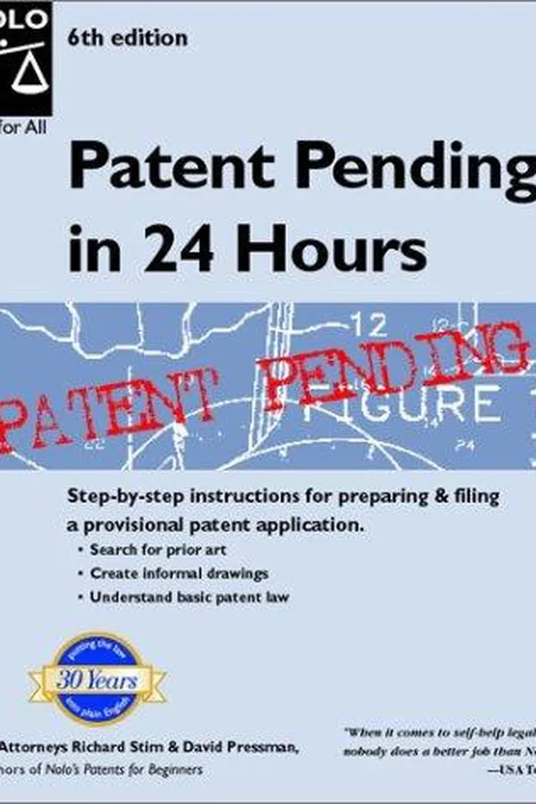 Capa de Patent pending in 24 hours