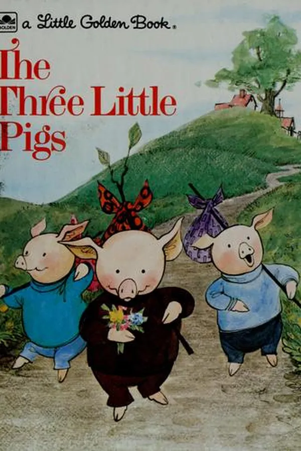 Capa de The three little pigs