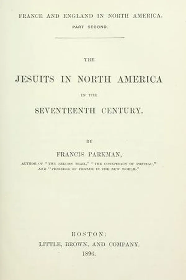 Capa de The Jesuits in North America in the seventeenth century