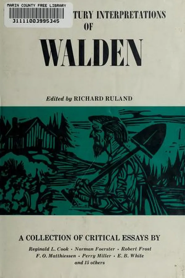 Capa de Twentieth century interpretations of Walden