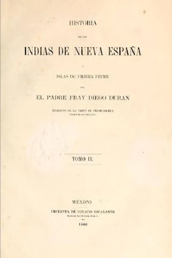 Capa de Historia de las Indias de Nueva-España y islas de Tierra Firme