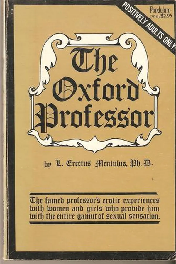 Capa de The Oxford Professor