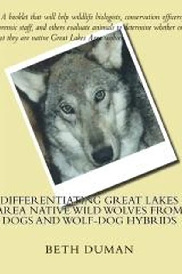 Capa de Differentiating Great Lakes area native wild wolves from dogs and wolf-dog hybrids