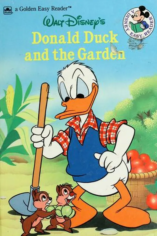 Capa de Walt Disneyʼs Donald Duck and the garden