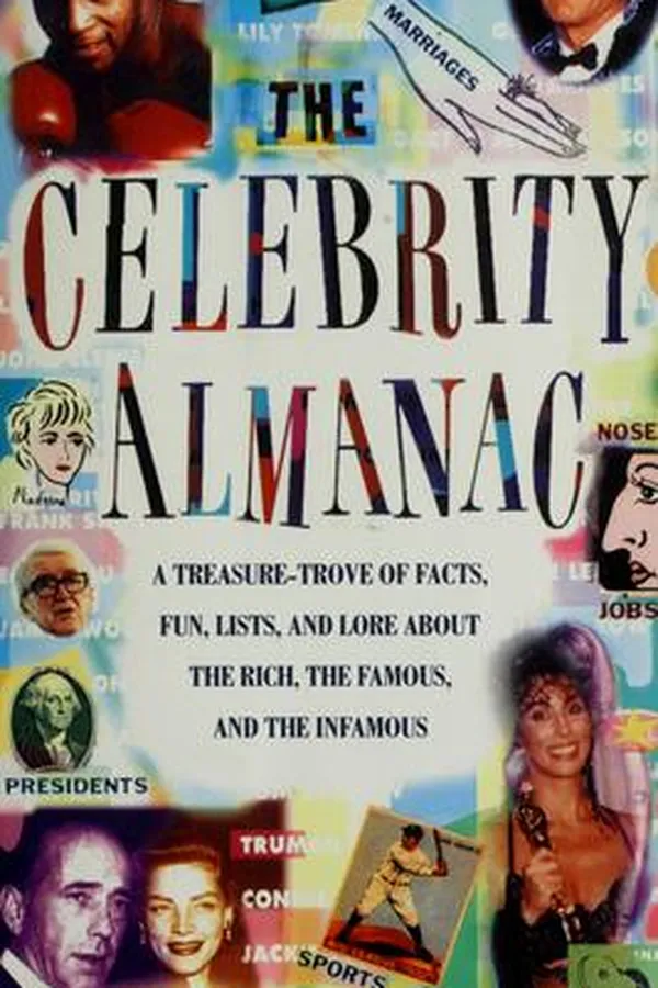 Capa de The celebrity almanac