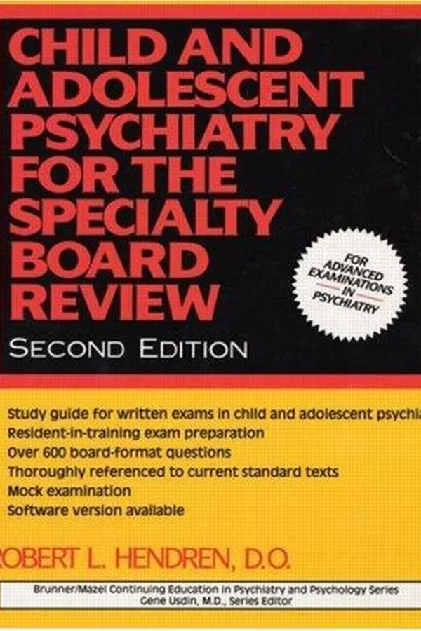 Capa de Child and adolescent psychiatry for the specialty board review
