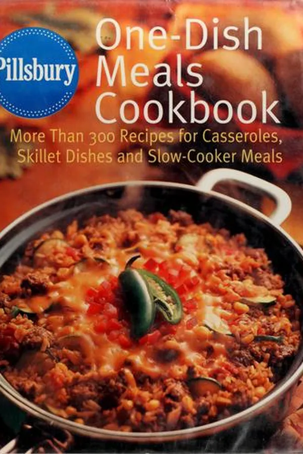 Capa de Pillsbury, one-dish meals cookbook