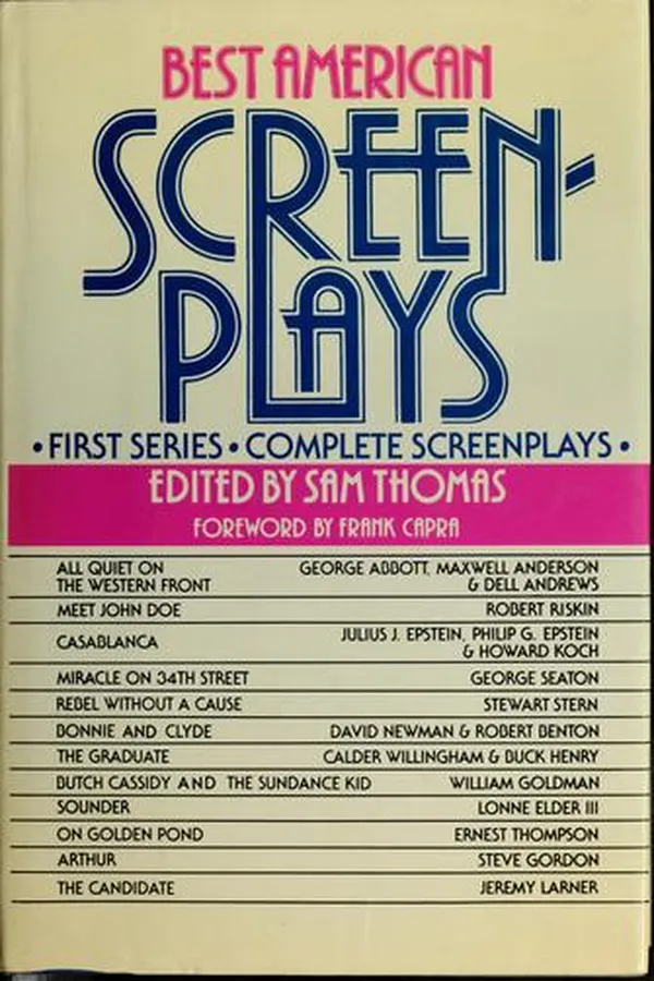 Capa de Best American screenplays