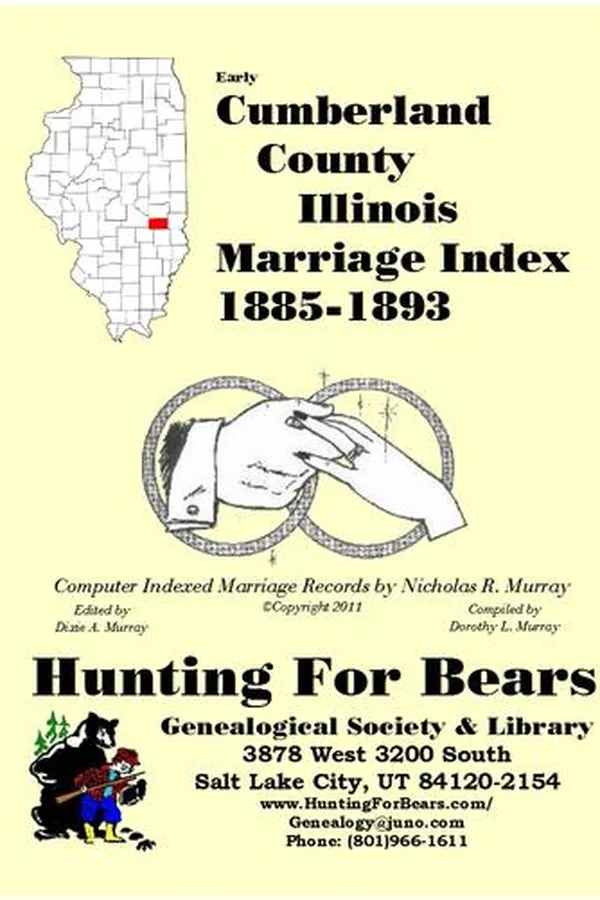 Capa de Early Cumberland County Illinois Marriage Records 1885-1893