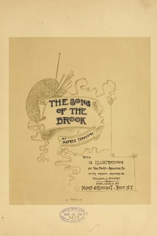 Capa de The song of the brook