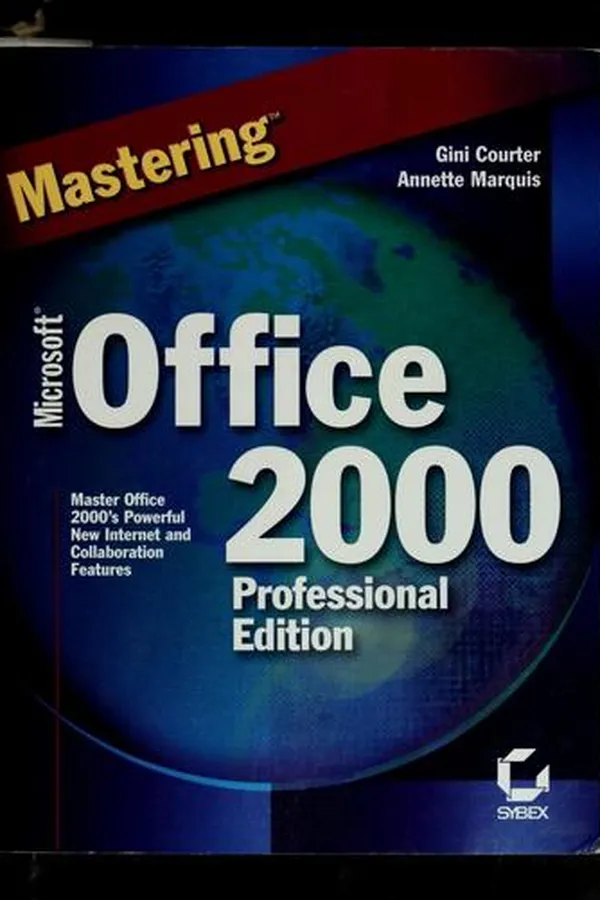 Capa de Mastering Microsoft Office 2000 professional edition