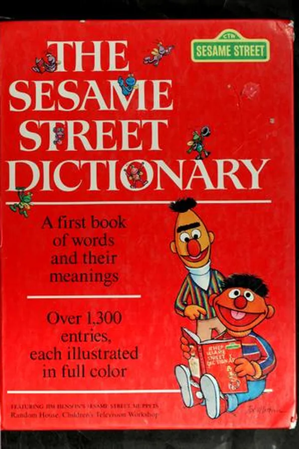Capa de The Sesame Street dictionary