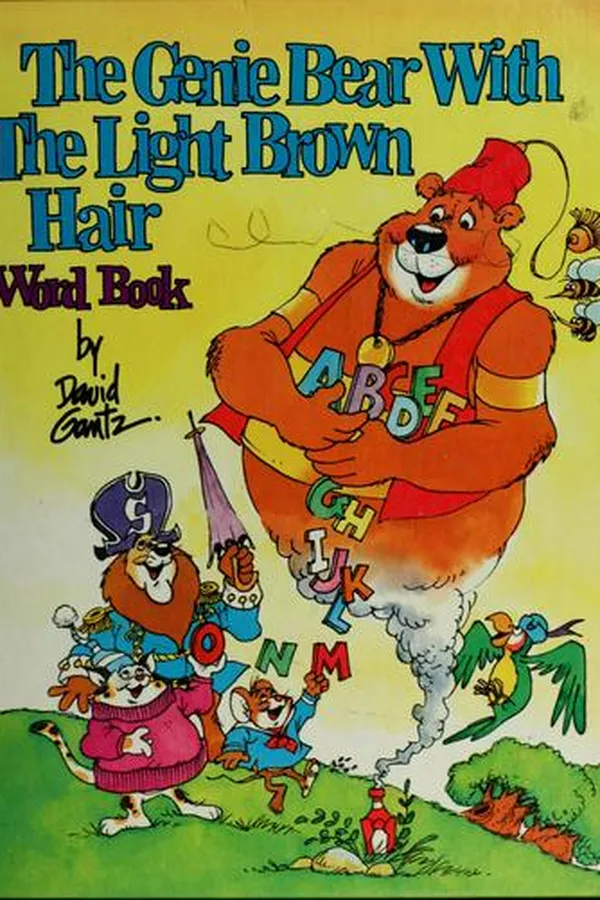 Capa de The Genie Bear with the light brown hair word book