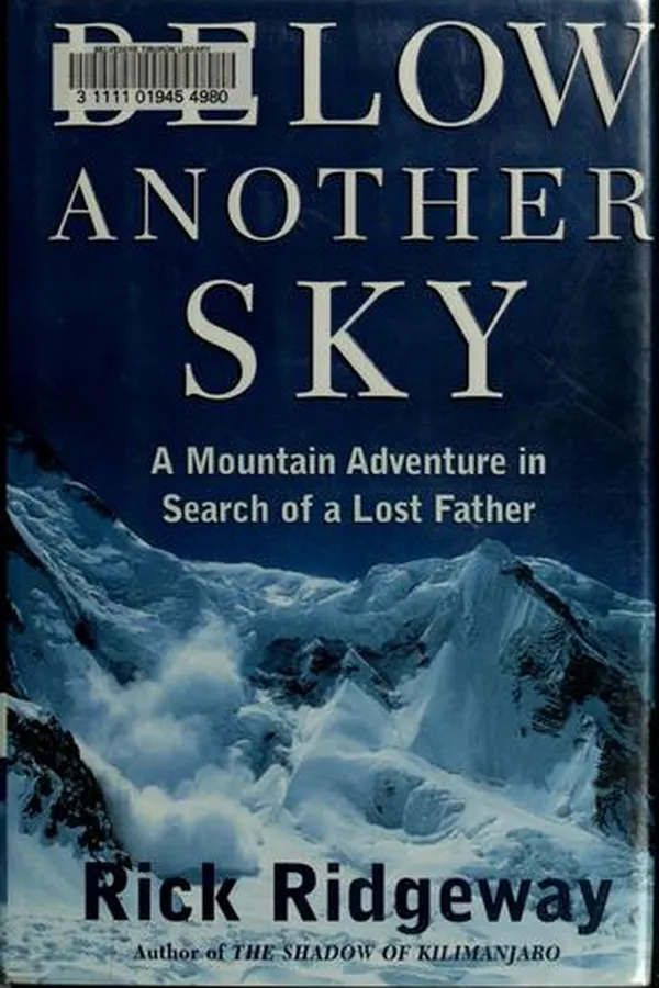 Cover of Below another sky