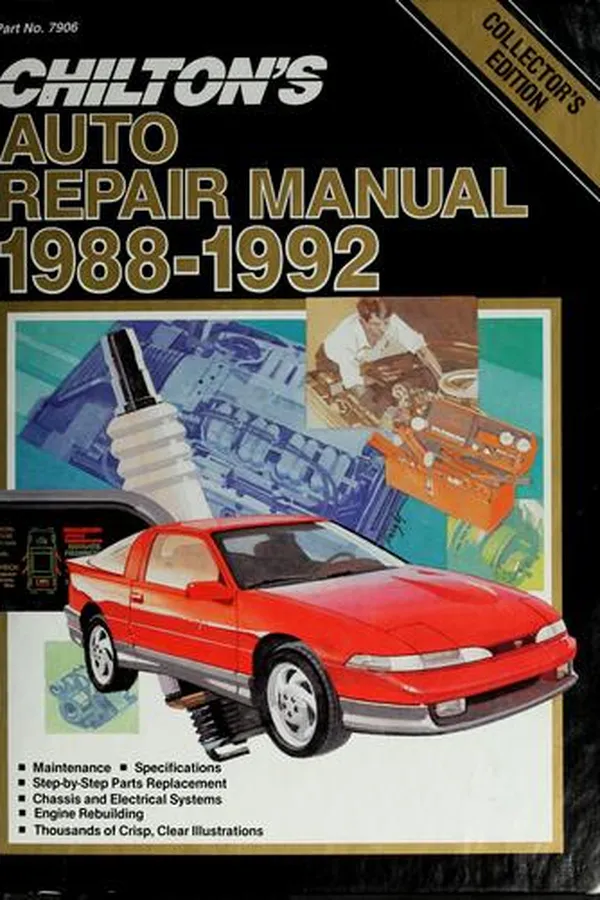 Capa de Chilton's auto repair manual, 1988-1992
