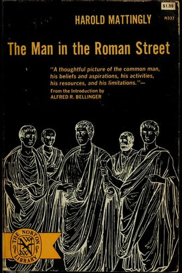 Capa de The man in the Roman street