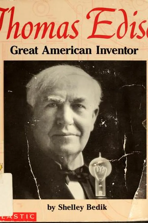 Capa de Thomas Edison, great American inventor