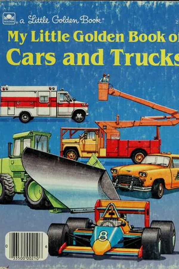 Capa de My little golden book of cars and trucks