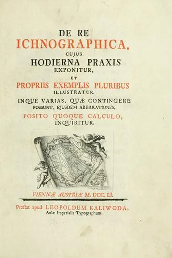 Capa de De re ichnographica