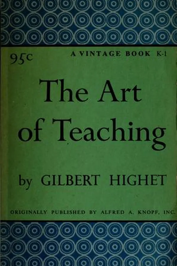 Capa de The Art of teaching