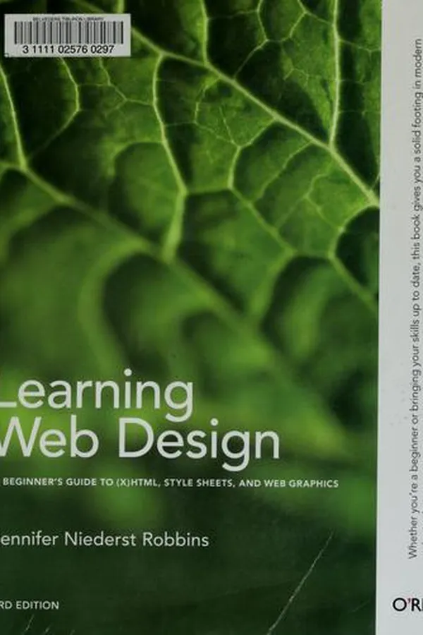 Capa de Learning Web design