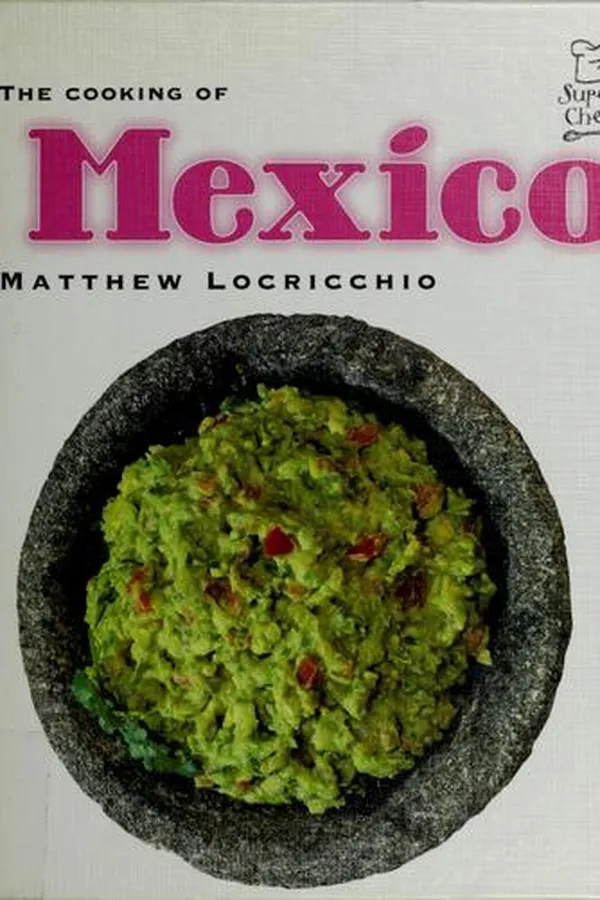 Capa de The cooking of Mexico