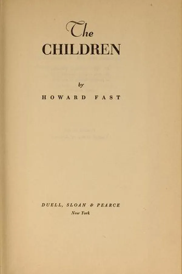 Capa de The children