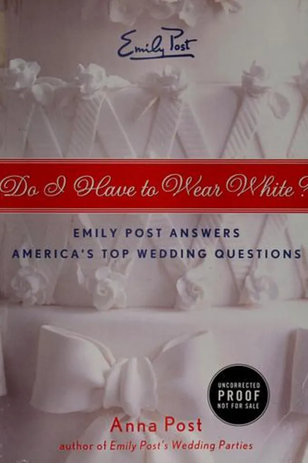 Cover of Do I Have To Wear White?