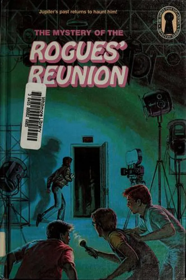 Capa de The three investigators in The mystery of the rogues' reunion