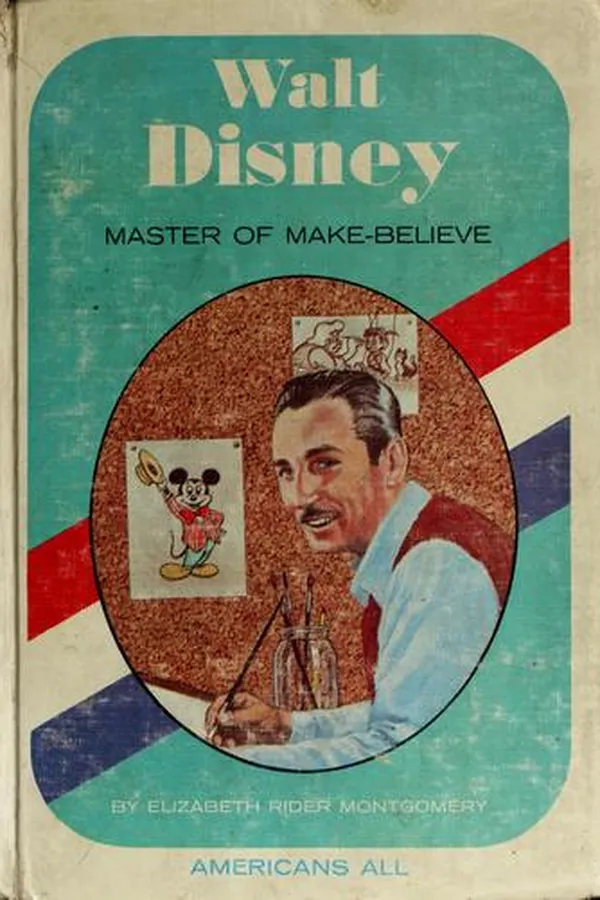 Capa de Walt Disney; master of make-believe