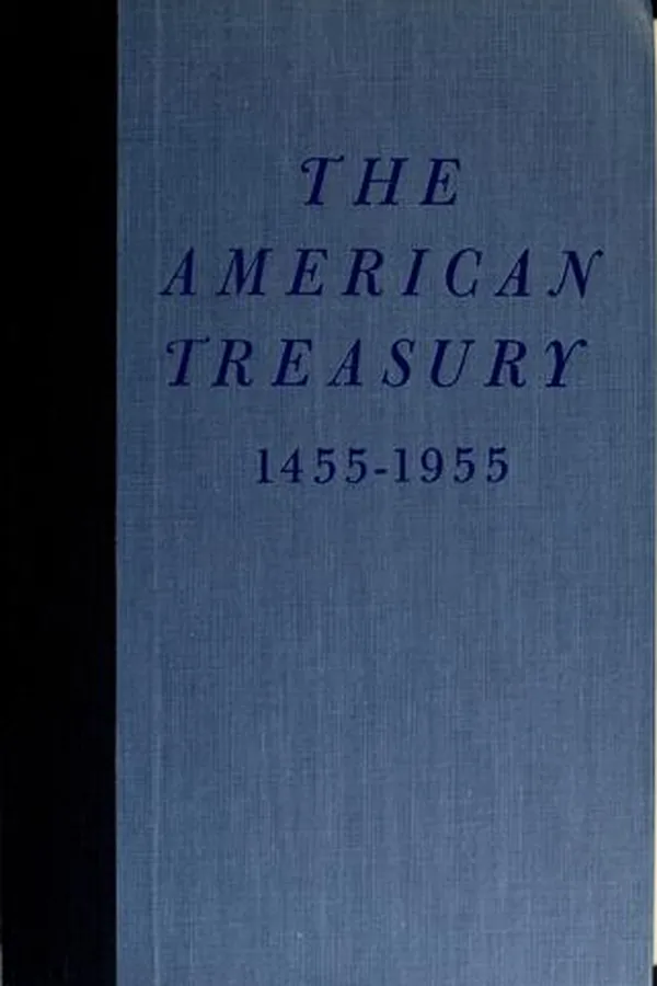 Capa de The American treasury, 1455-1955