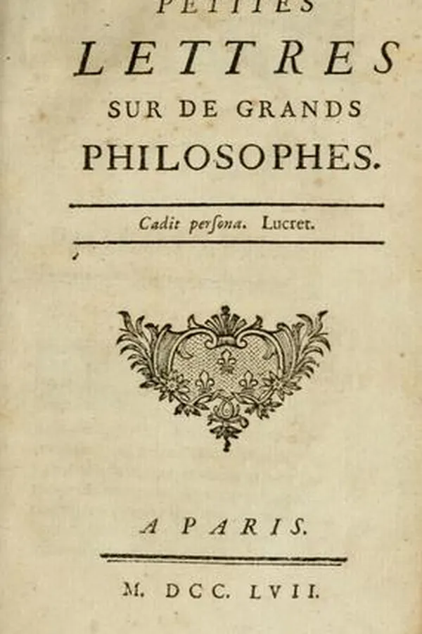 Capa de Petites lettres sur de grands philosophes