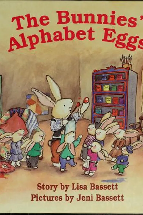 Capa de The Bunnies' Alphabet Eggs