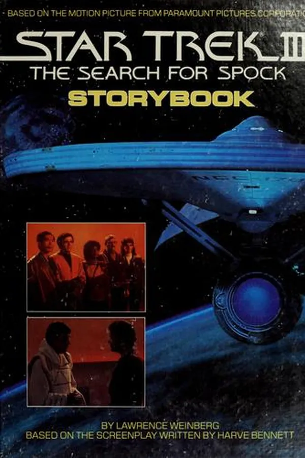 Capa de Star Trek III - The Search For Spock (storybook)