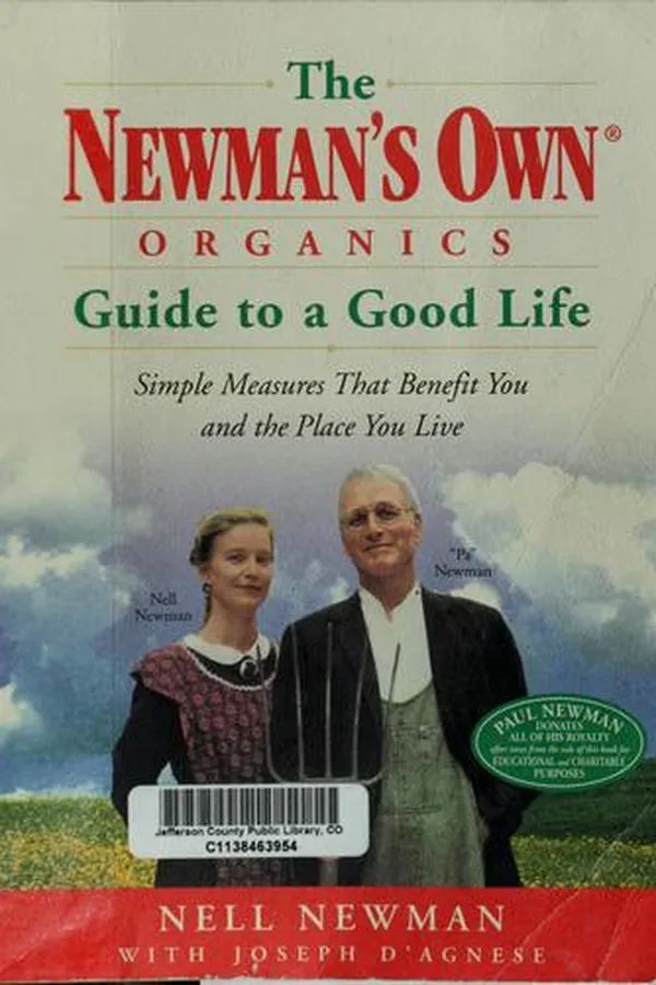 Capa de The Newman's Own Organics guide to a good life