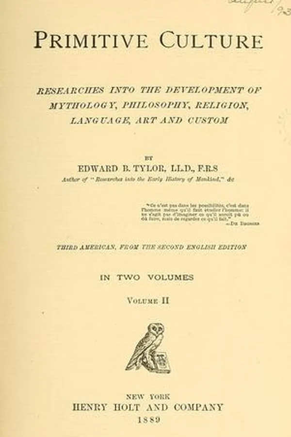 Capa de Primitive culture