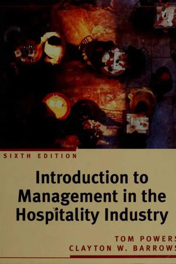 Capa de Introduction to management in the hospitality industry