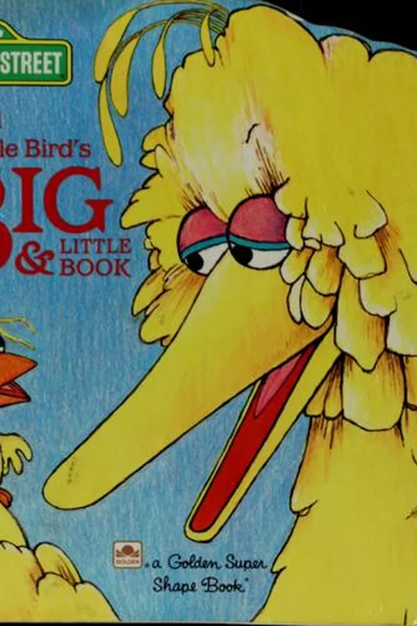 Capa de Big Bird and Little Bird's big & little book