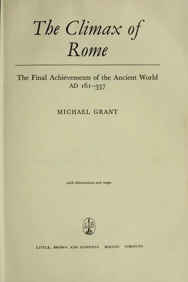 Capa de The climax of Rome