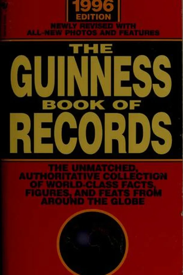 Capa de The Guinness book of records, 1996
