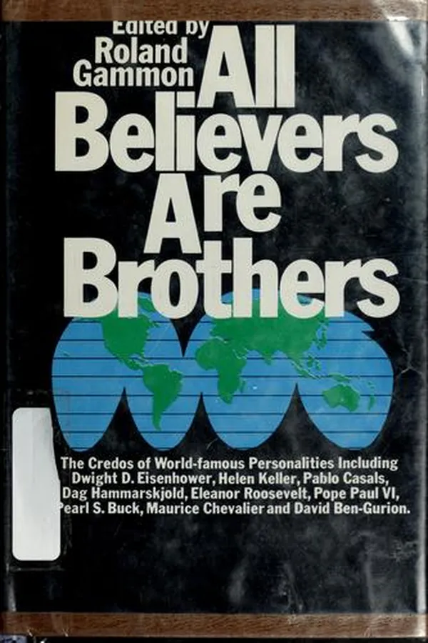Capa de All believers are brothers