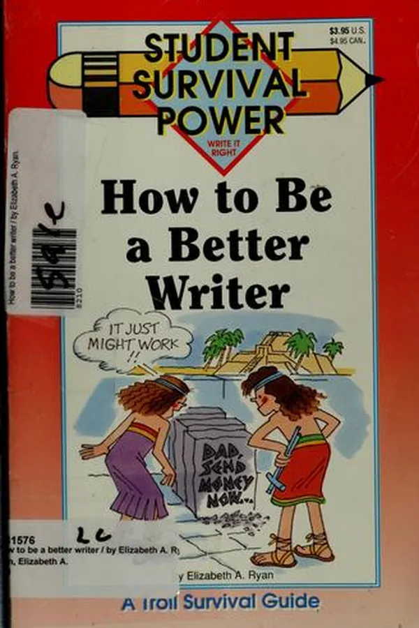 Capa de How to be a better writer
